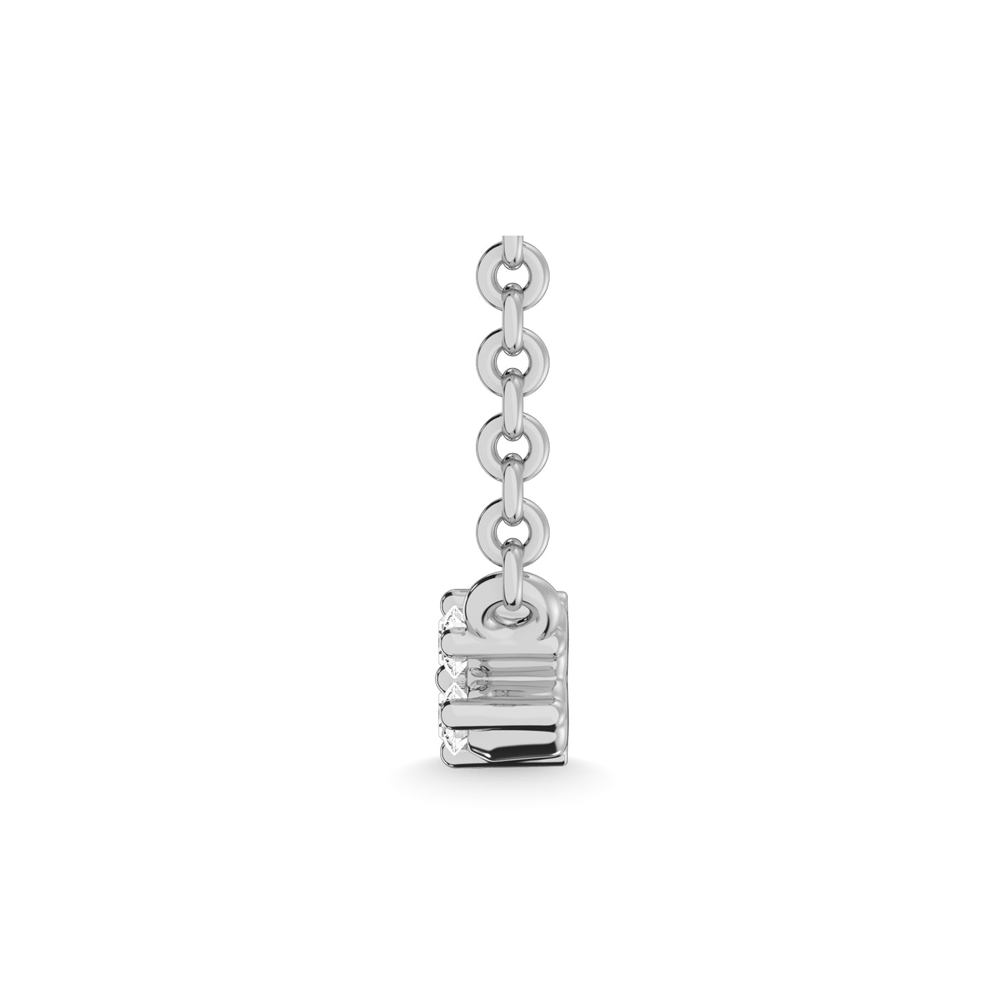 14K White Gold Diamond 1/4 Ct.Tw. Fashion Necklace