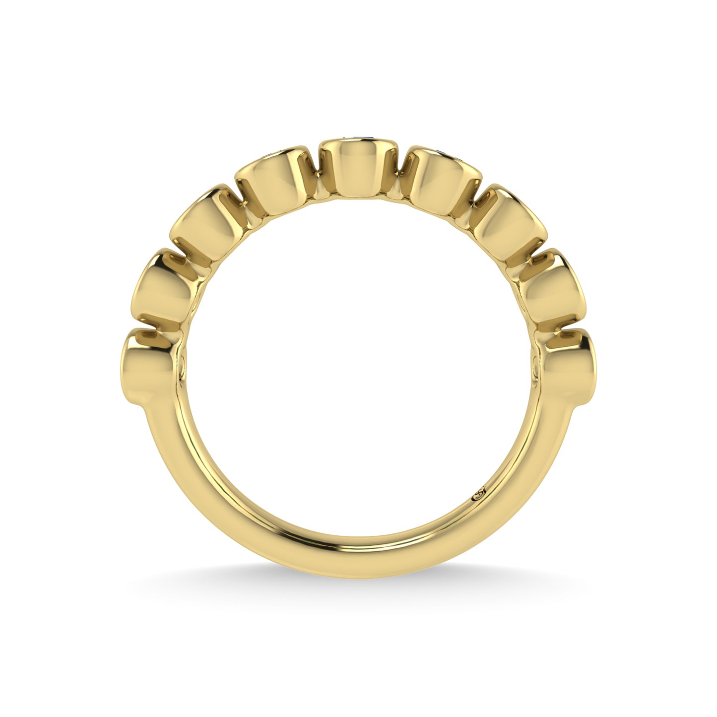 14K Yellow Gold Ruby 5/8 Ct.Tw. Stackable Band