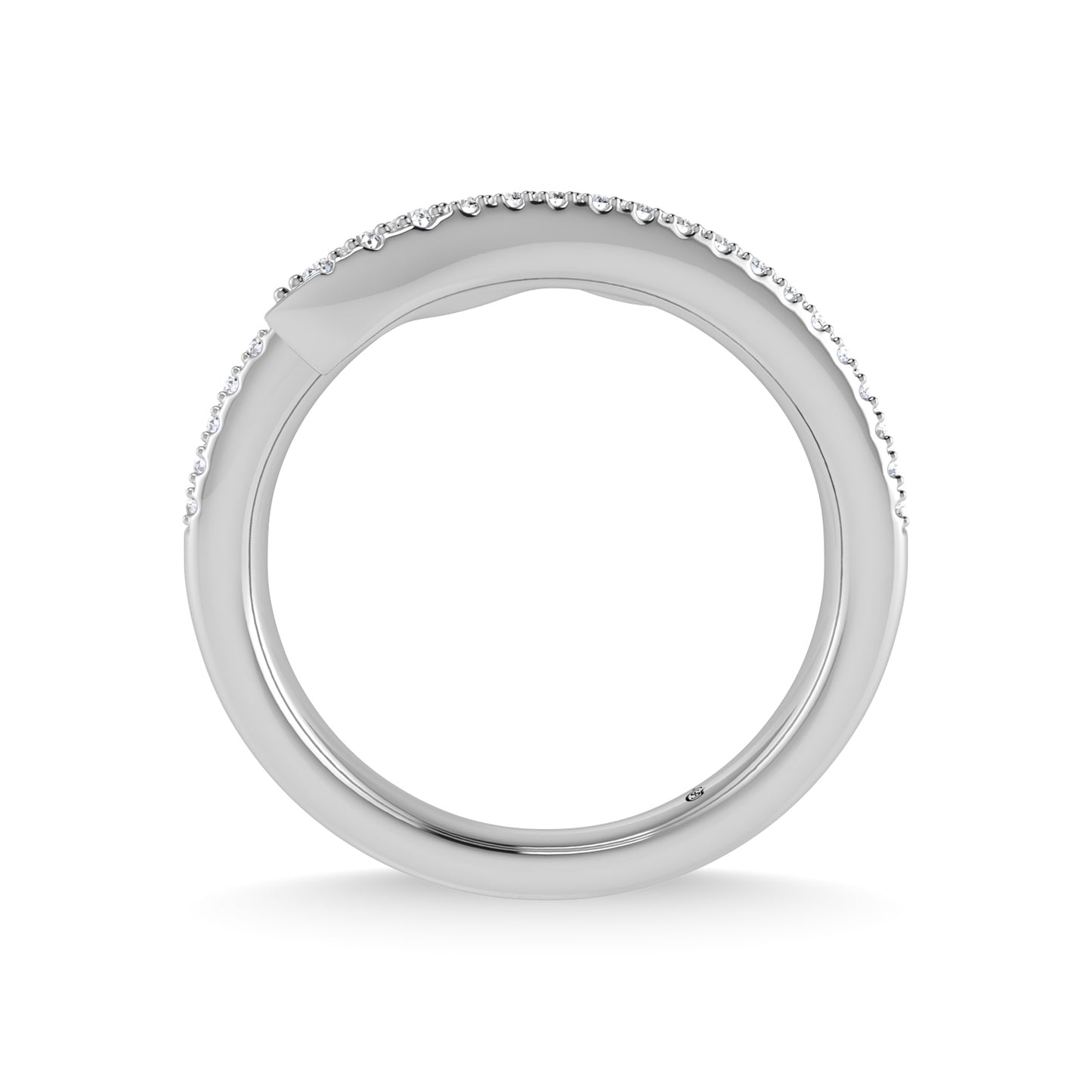 14K White Gold Diamond  1/3 Ct.Tw. Fashion Ring