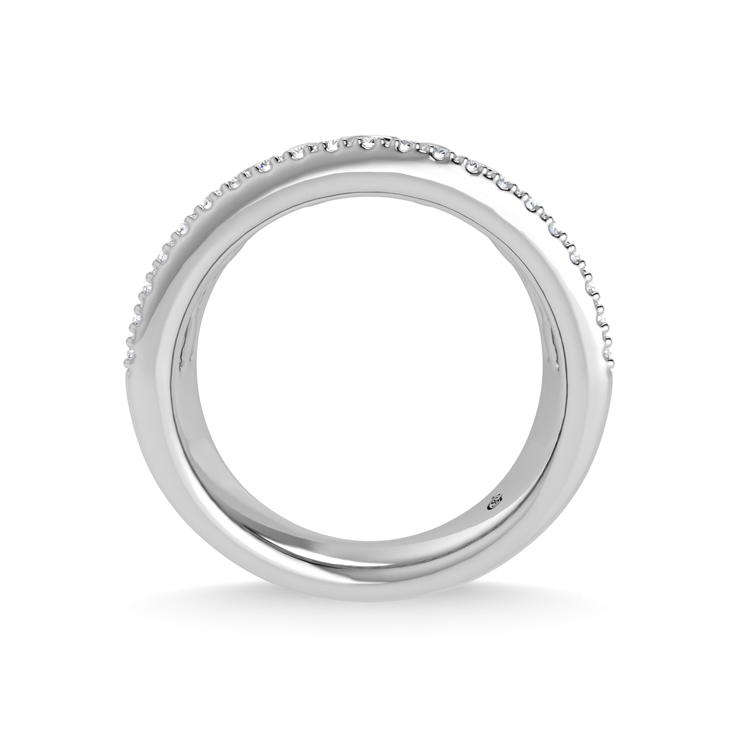 14K White Gold Diamond 1/2 Ct.Tw. Fashion Band