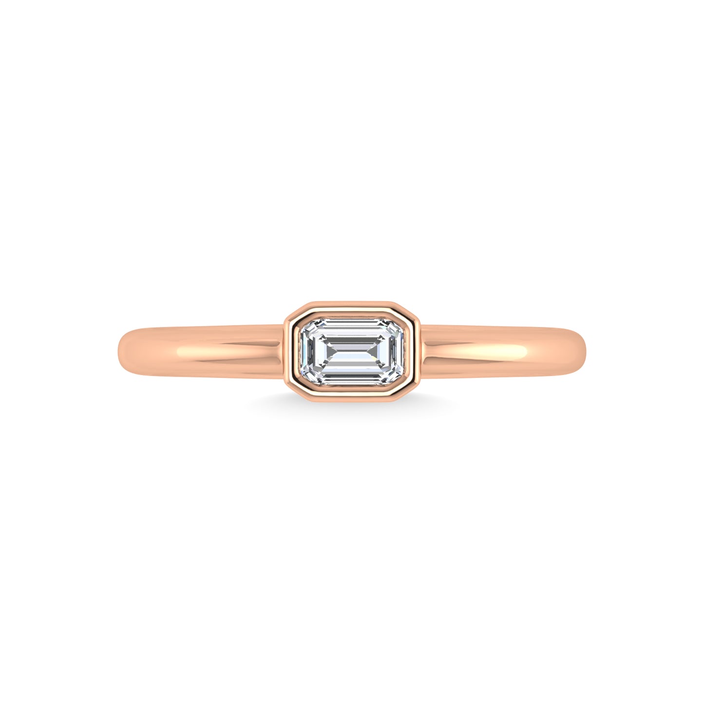 14K Rose Gold Diamond 1/3 Ct.Tw. Fashion Ring