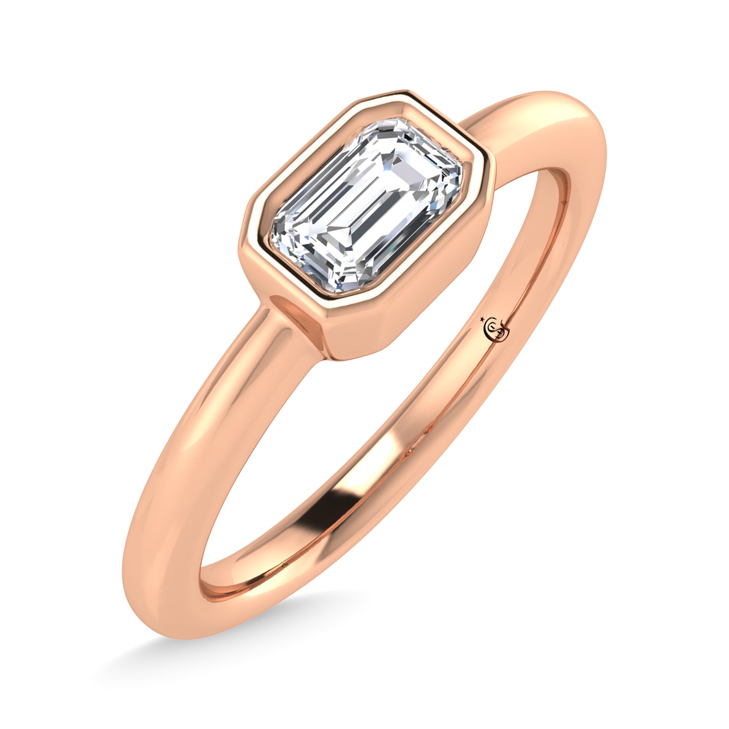 14K Rose Gold Diamond 1/3 Ct.Tw. Fashion Ring