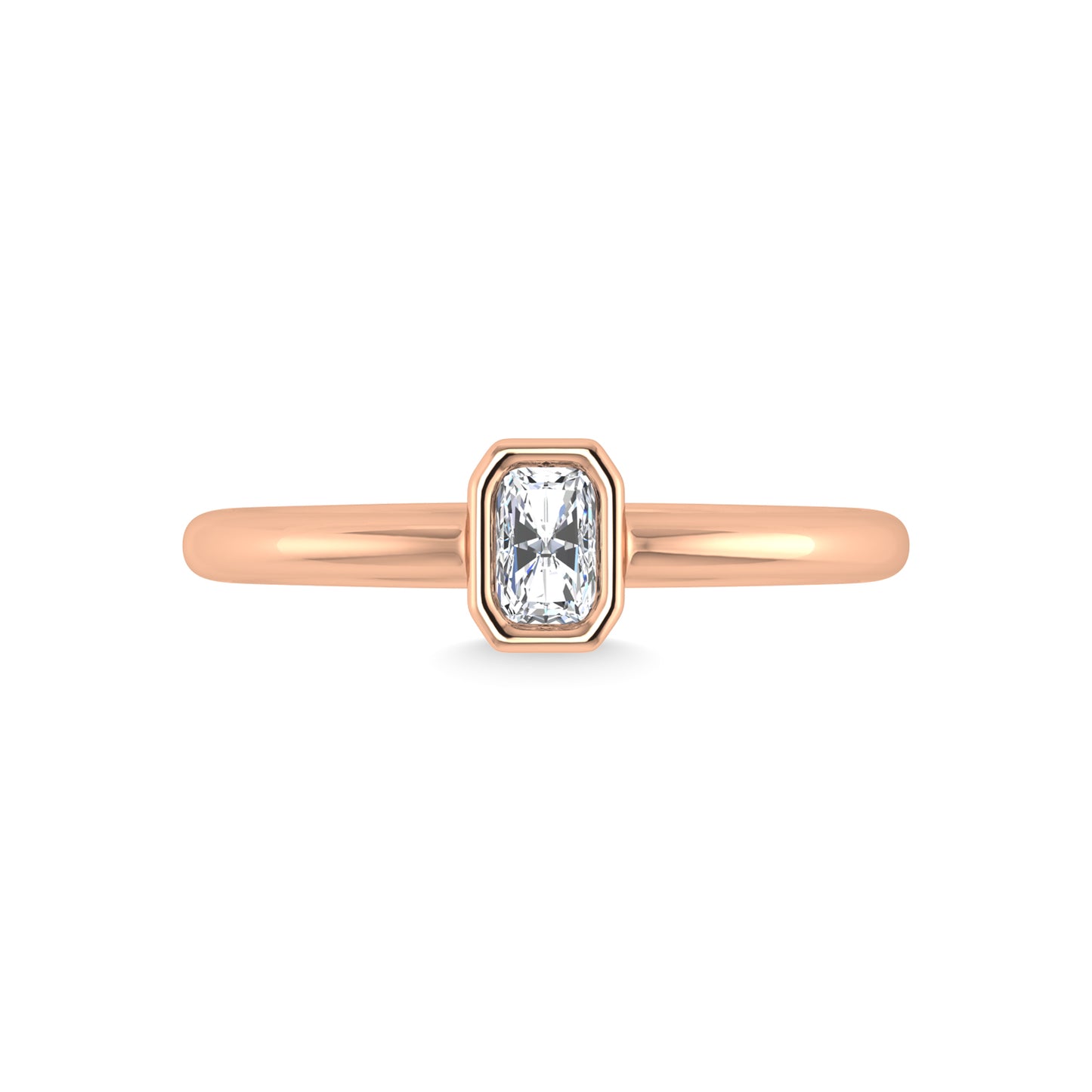 14K Rose Gold Diamond 1/3 Ct.Tw. Diamond Fashion Ring