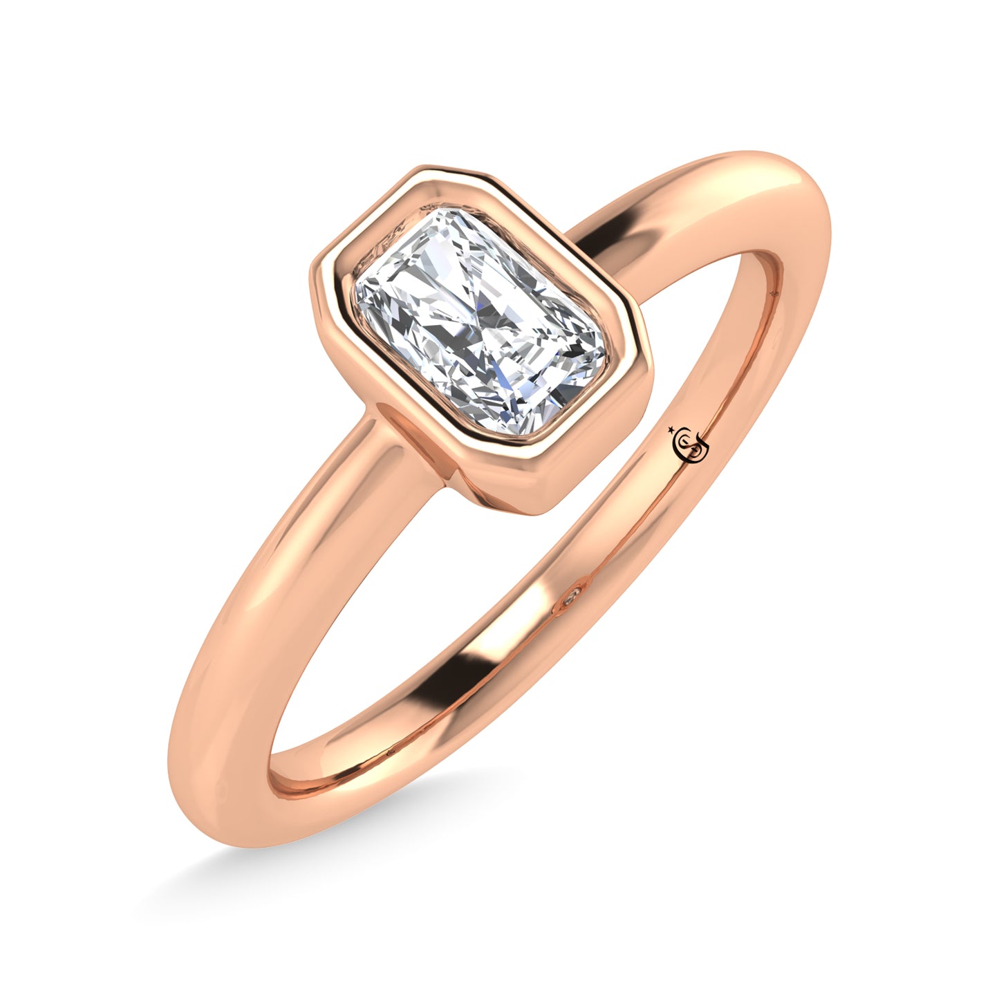 14K Rose Gold Diamond 1/3 Ct.Tw. Diamond Fashion Ring