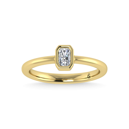 14K Yellow Gold Diamond 1/3 Ct.Tw. Diamond Fashion Ring