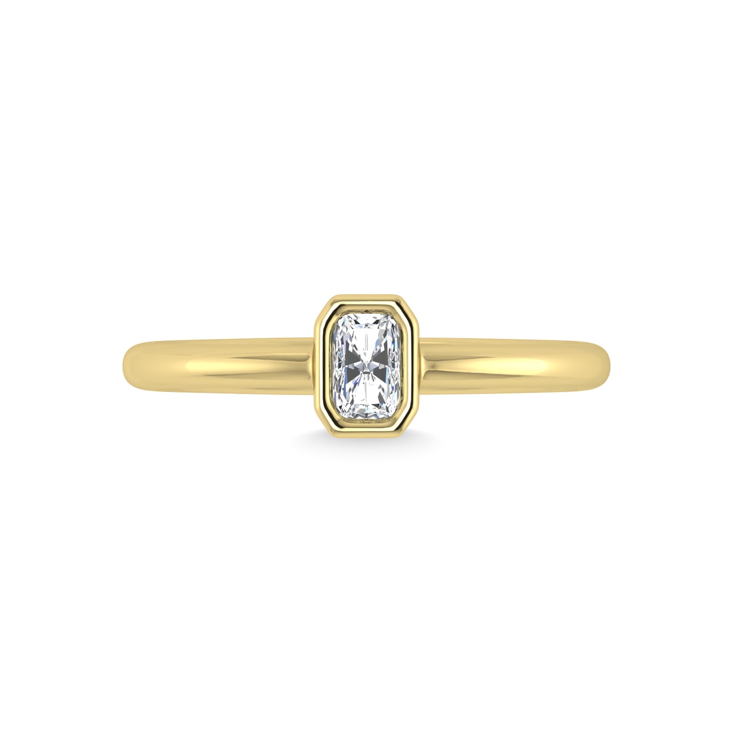 14K Yellow Gold Diamond 1/3 Ct.Tw. Diamond Fashion Ring