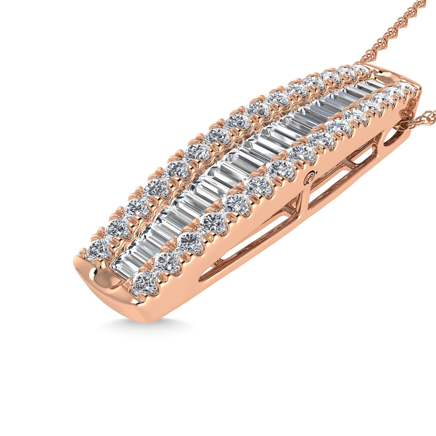 Diamond 1 1/2 Ct.Tw. Fashion Pendant in 14K Rose Gold