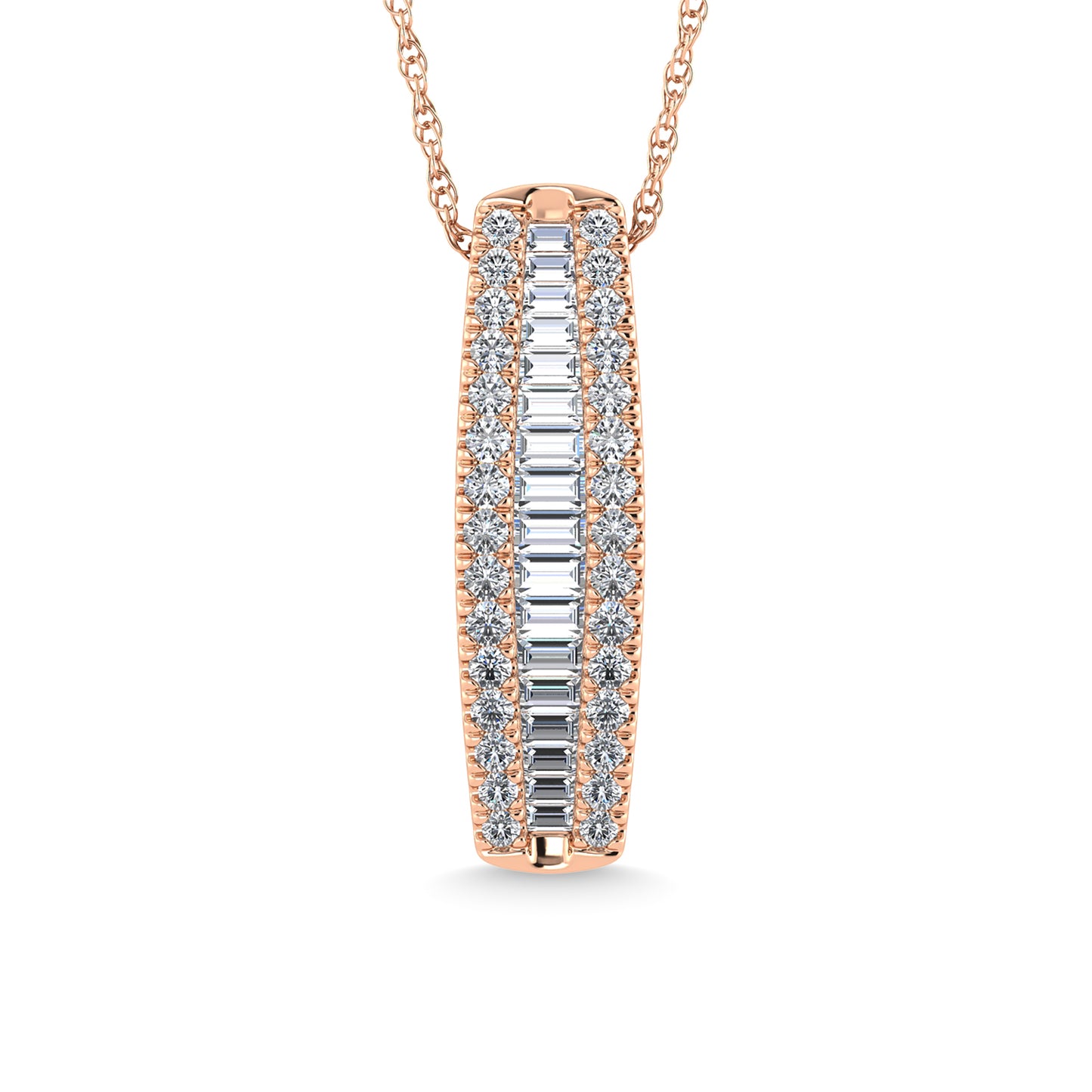 Diamond 2 Ct.Tw. Fashion Pendant in 14K Rose Gold