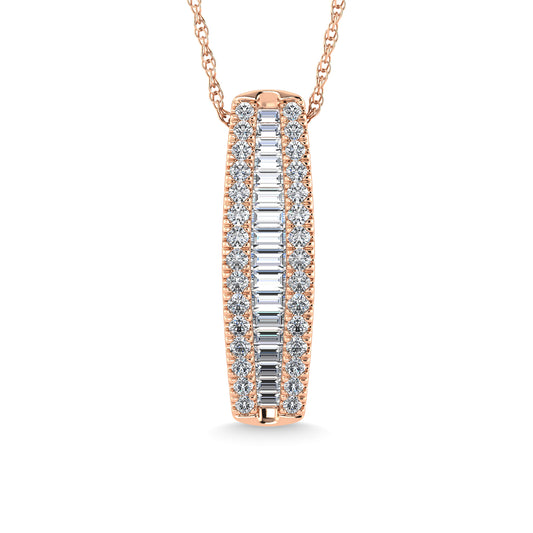 Diamond 2 Ct.Tw. Fashion Pendant in 14K Rose Gold