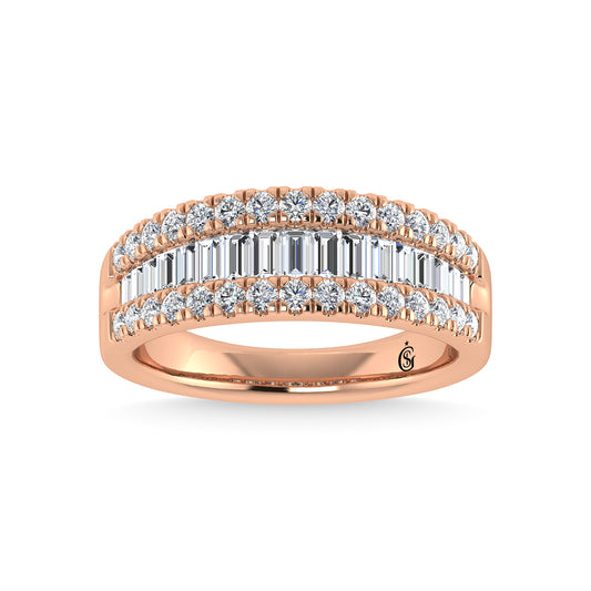 Diamond 1 Ct.Tw. Fashion Band in 14K Rose Gold