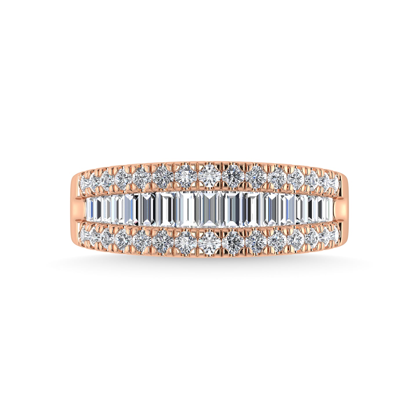 Diamond 1 Ct.Tw. Fashion Band in 14K Rose Gold