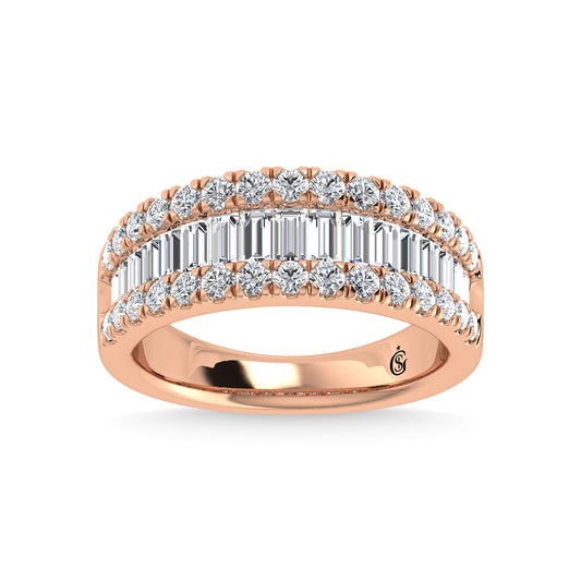 Diamond 1 1/2 Ct.Tw. Fashion Band in 14K Rose Gold
