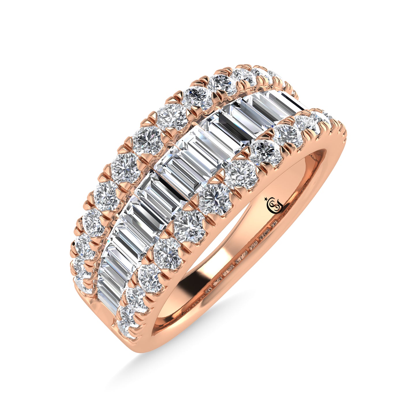 Diamond 1 1/2 Ct.Tw. Fashion Band in 14K Rose Gold