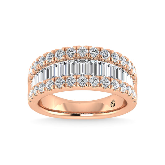 Diamond 1 7/8 Ct.Tw. Fashion Band in 14K Rose Gold
