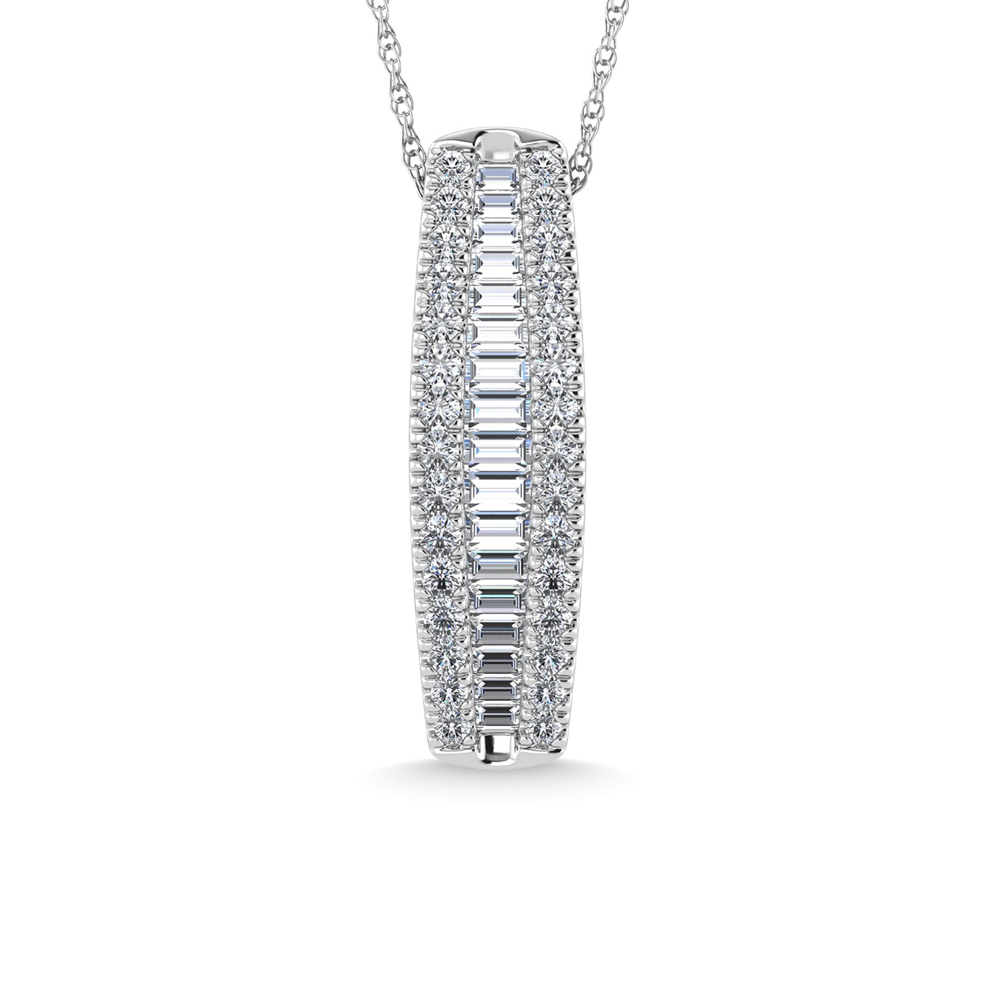 Diamond 1 Ct.Tw. Fashion Pendant in 14K White Gold