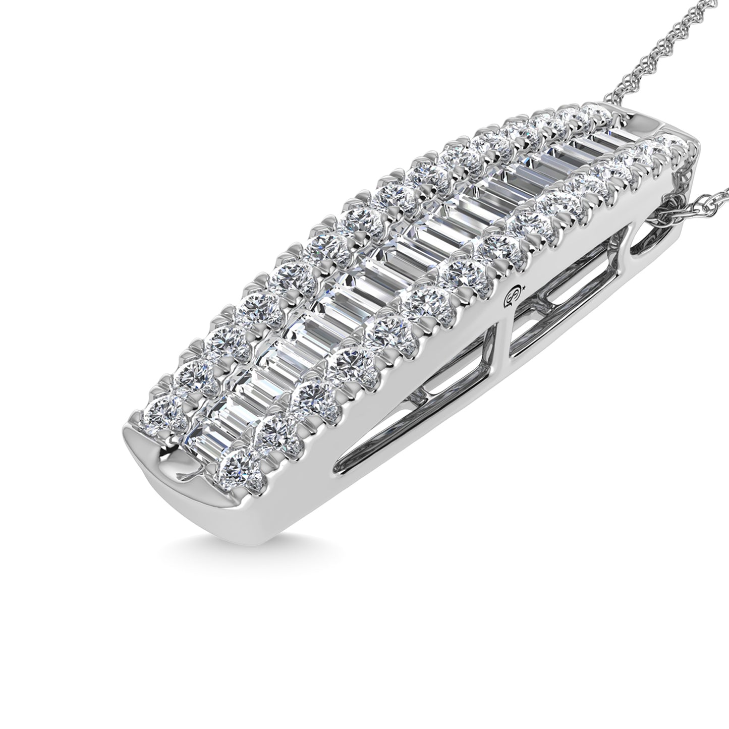 Diamond 1 Ct.Tw. Fashion Pendant in 14K White Gold