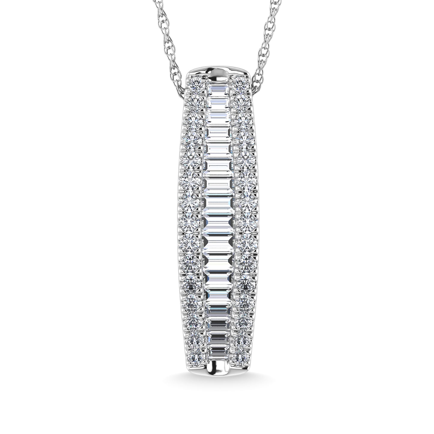 Diamond 1 1/2 Ct.Tw. Fashion Pendant in 14K White Gold
