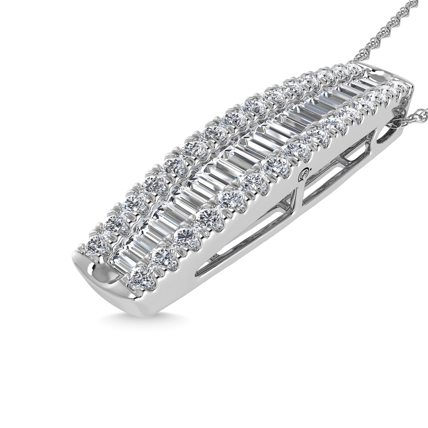 Diamond 1 1/2 Ct.Tw. Fashion Pendant in 14K White Gold