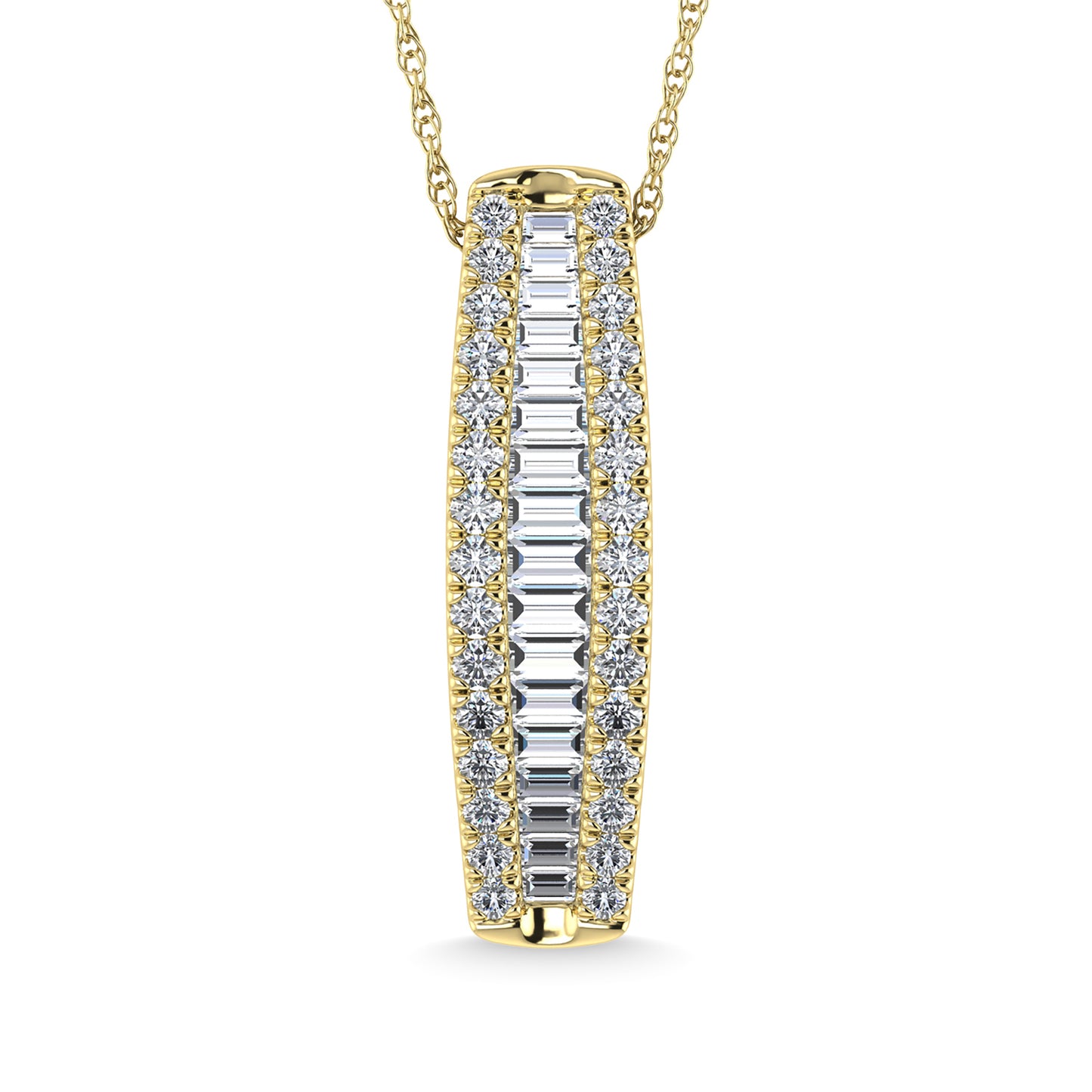 Diamond 1 1/2 Ct.Tw. Fashion Pendant in 14K Yellow Gold