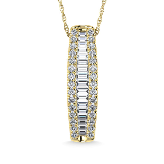 Diamond 1 1/2 Ct.Tw. Fashion Pendant in 14K Yellow Gold