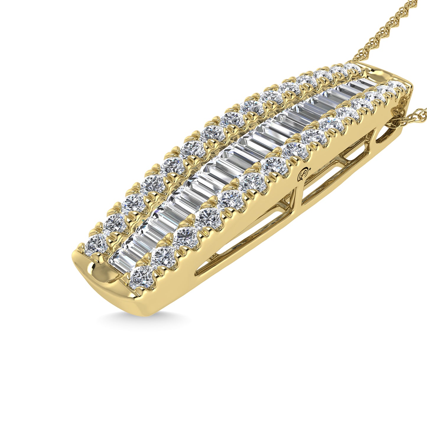 Diamond 1 1/2 Ct.Tw. Fashion Pendant in 14K Yellow Gold