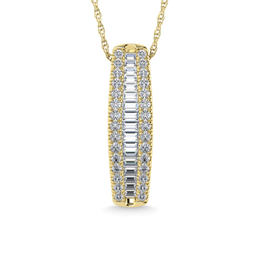 Diamond 2 Ct.Tw. Fashion Pendant in 14K Yellow Gold