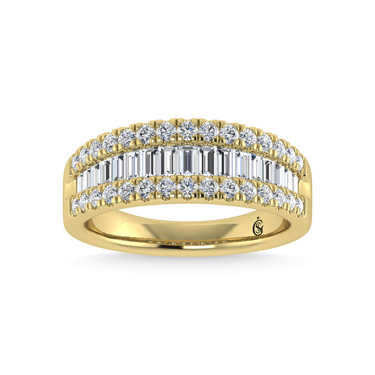Diamond 1 Ct.Tw. Fashion Band in 14K Yellow Gold