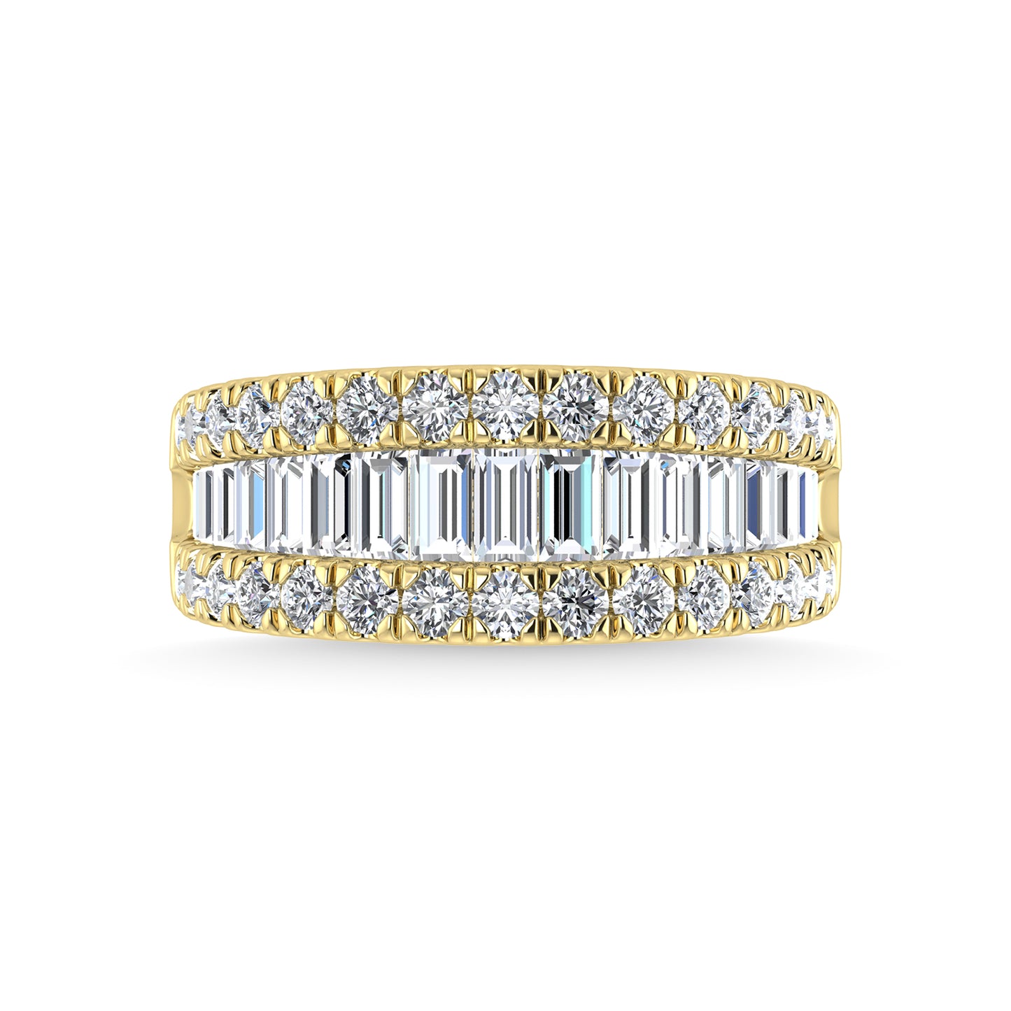 Diamond 1 7/8 Ct.Tw. Fashion Band in 14K Yellow Gold