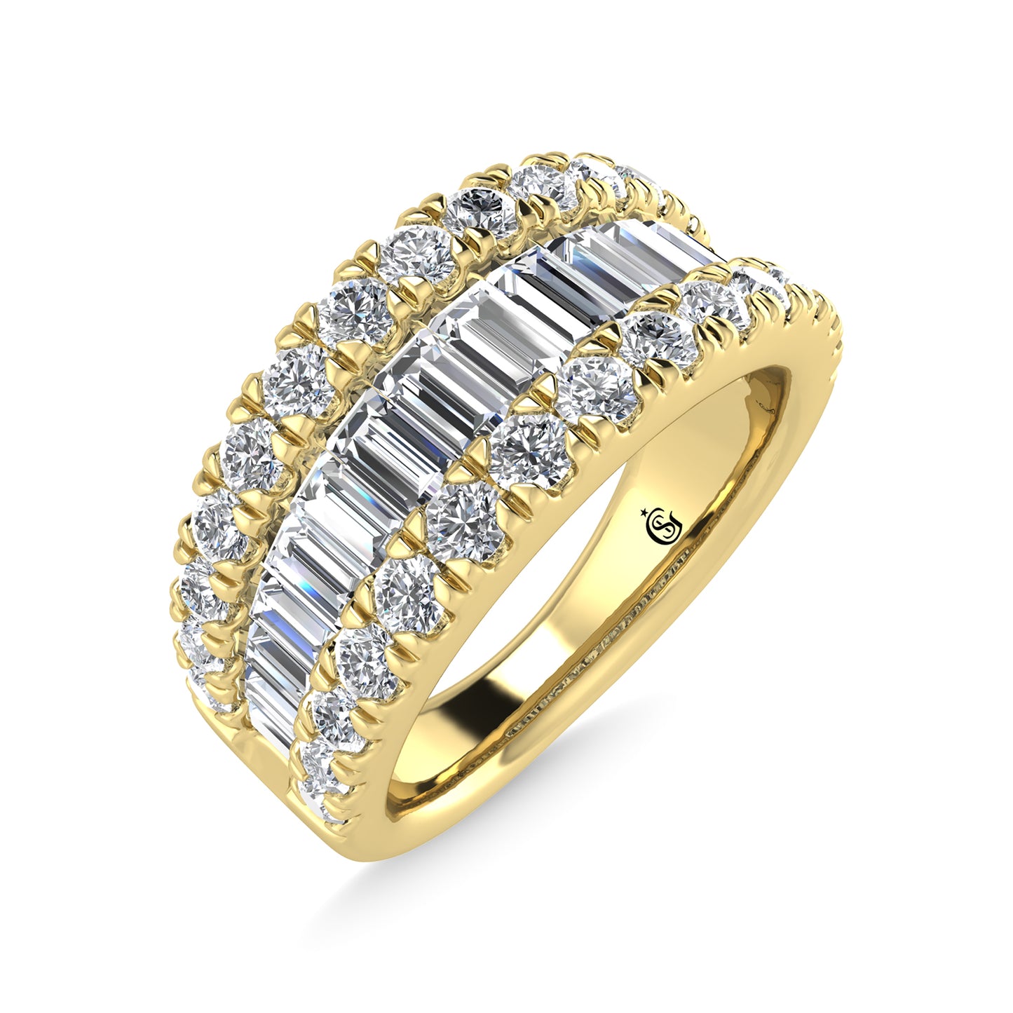 Diamond 1 7/8 Ct.Tw. Fashion Band in 14K Yellow Gold