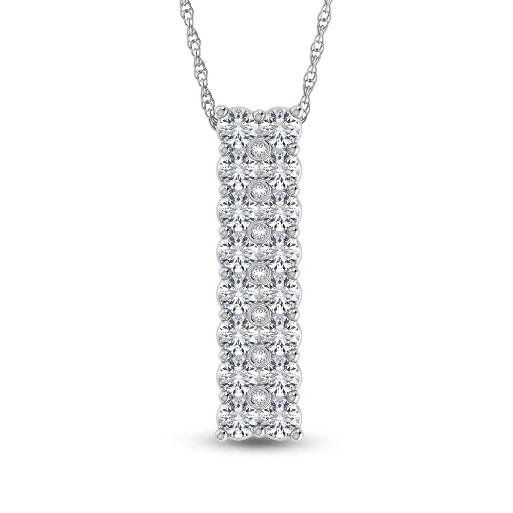 14K White Gold Diamond 1 5/8 Ct.Tw. Fashion Pendant