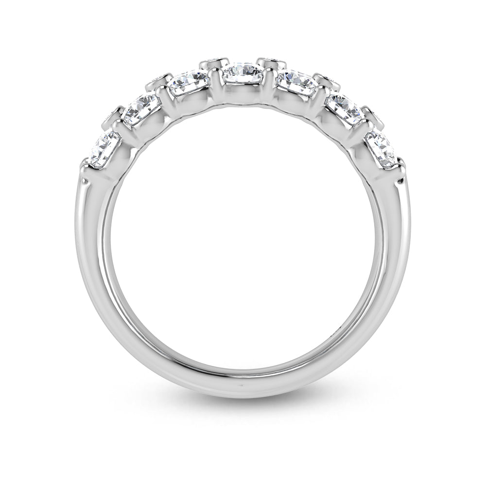 14K White Gold Diamond 1 3/8 Ct.Tw. Fashion Ring