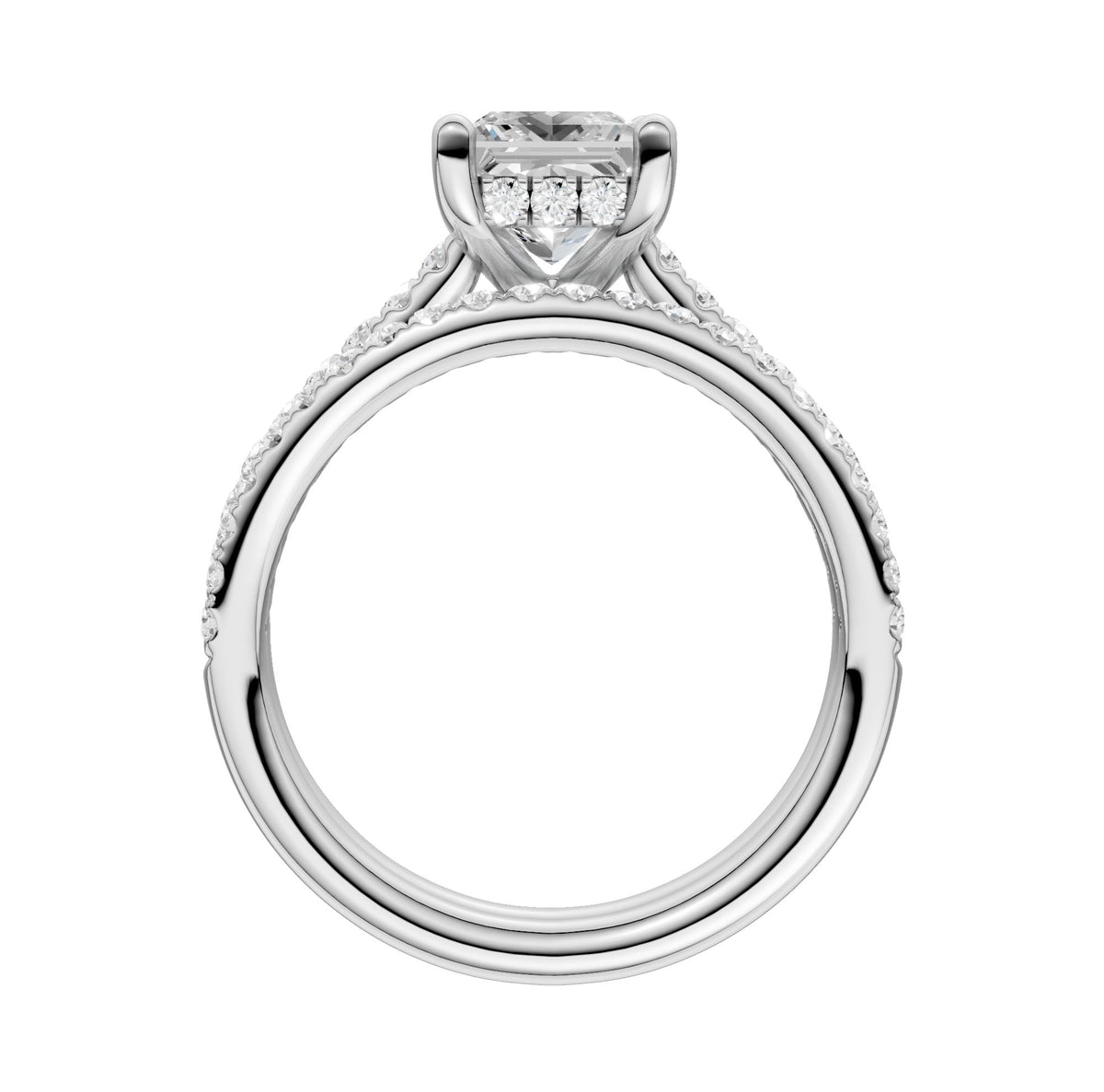14K 2.50CT  Lab Diamond Bridal Ring