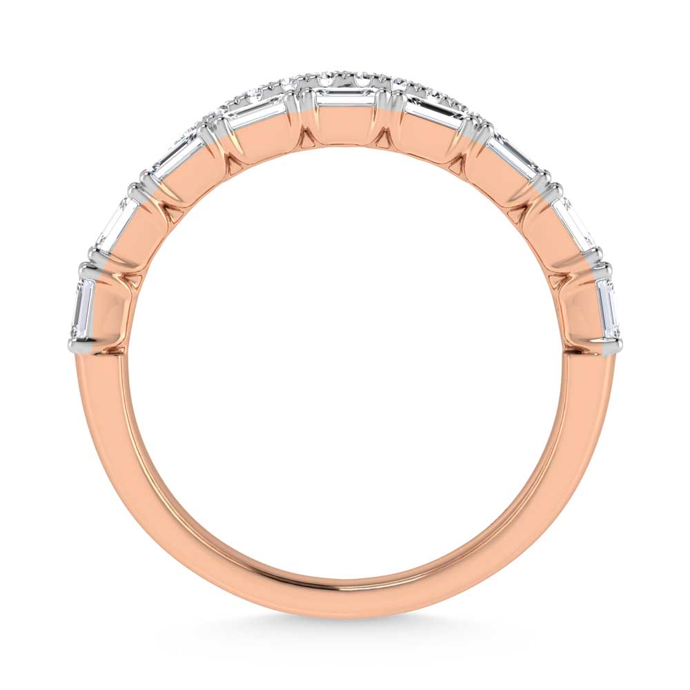 14K Rose Gold Diamond 1 1/5 Ct.Tw. Fashion Ring