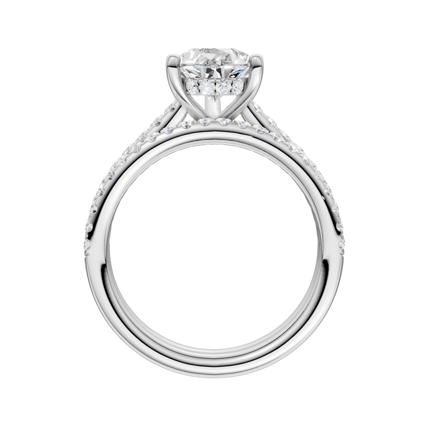 14K 2.50ct Lab Grown Diamond Bridal Set