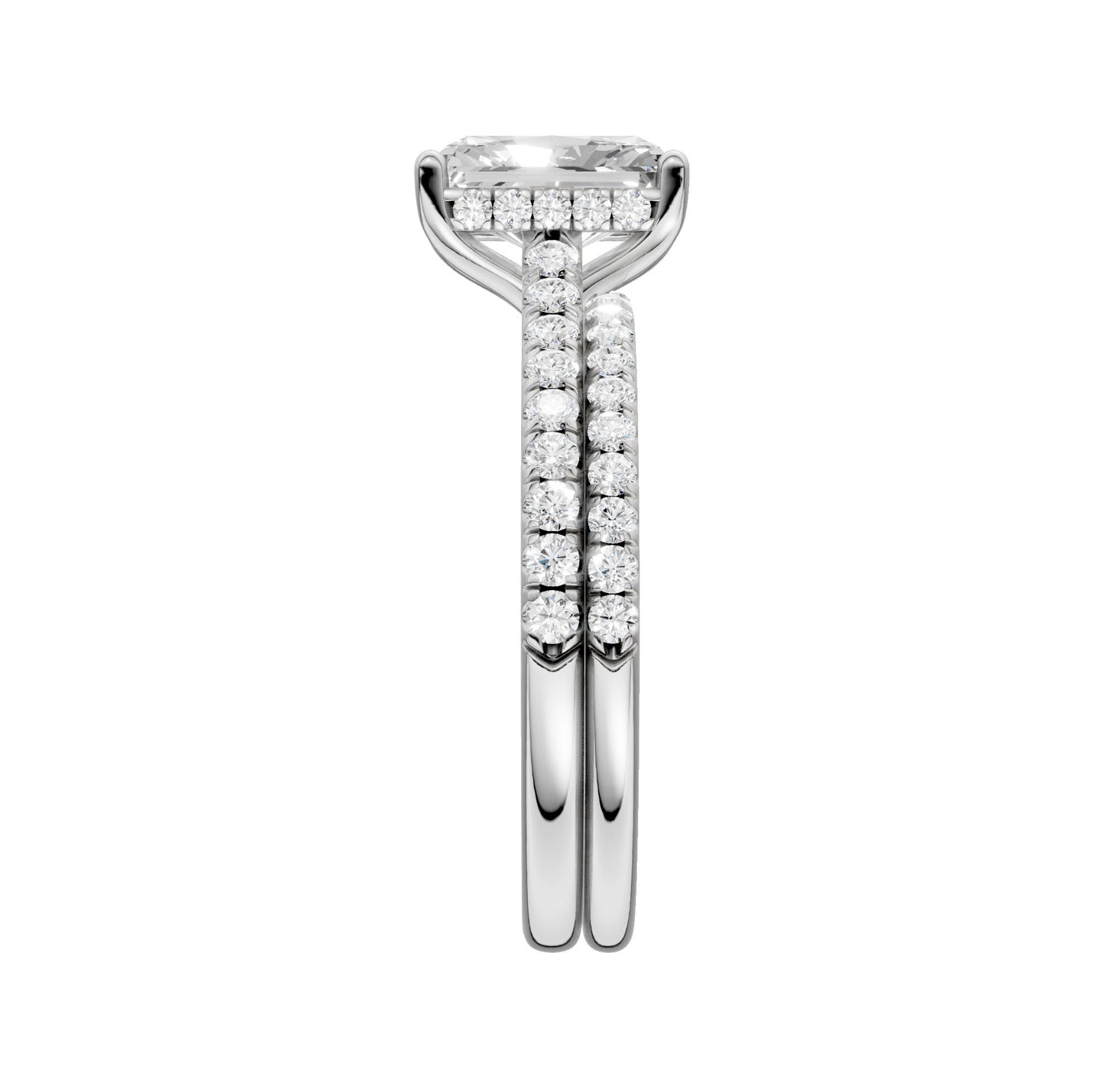 14K 2.50ct Lab Grown Diamond Bridal Set