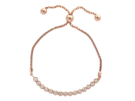 EFFY 14K ROSE GOLD DIAMOND BRACELET