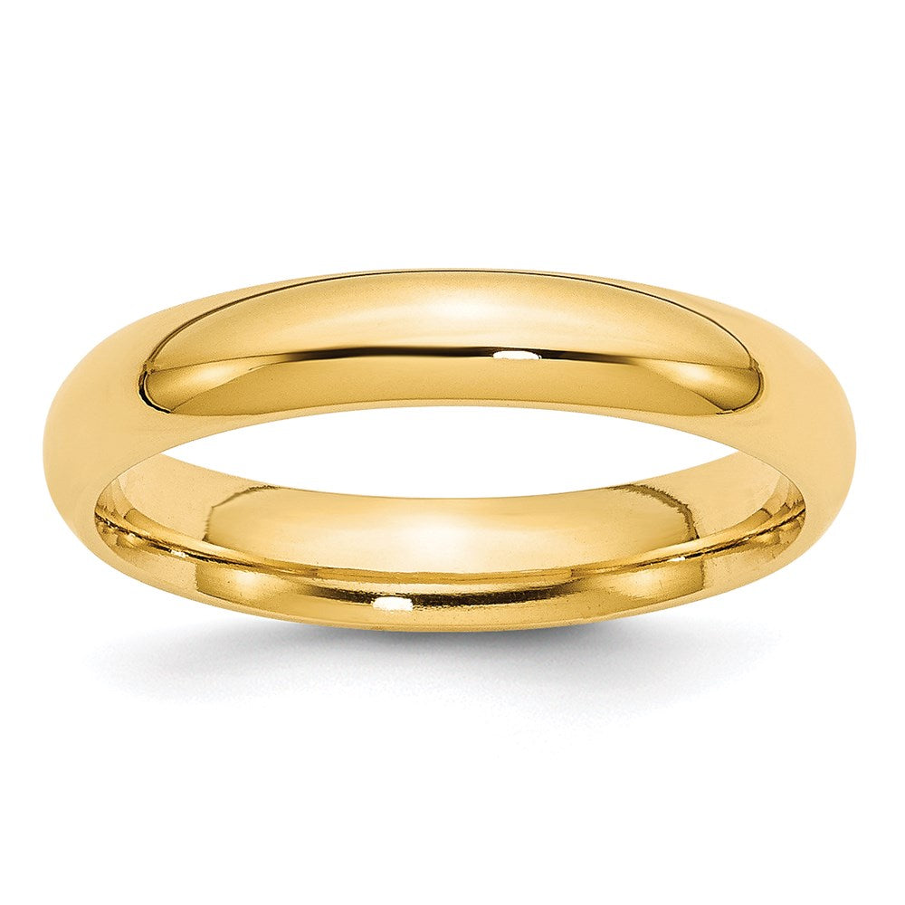 14KY 4mm Standard Comfort Fit Wedding Band