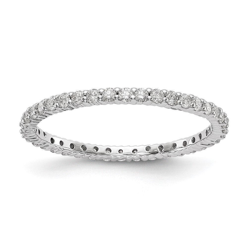 14kw 1/2ct Lab Grown Diamond VS/SI+ G+ Comp Size 5 Eternity Band