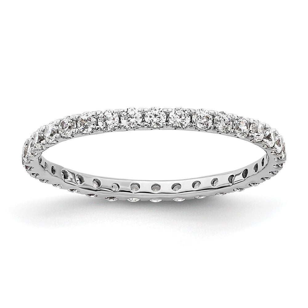 True Origin 14kw 1/2 ct Lab Grown Diamond VS+ F+ Comp. Size 5 Eternity Band