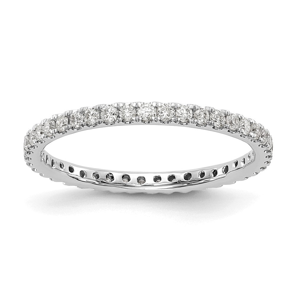 True Origin 14kw 1/2 ct Lab Grown Diamond VS+ F+ Comp. Size 9 Eternity Band