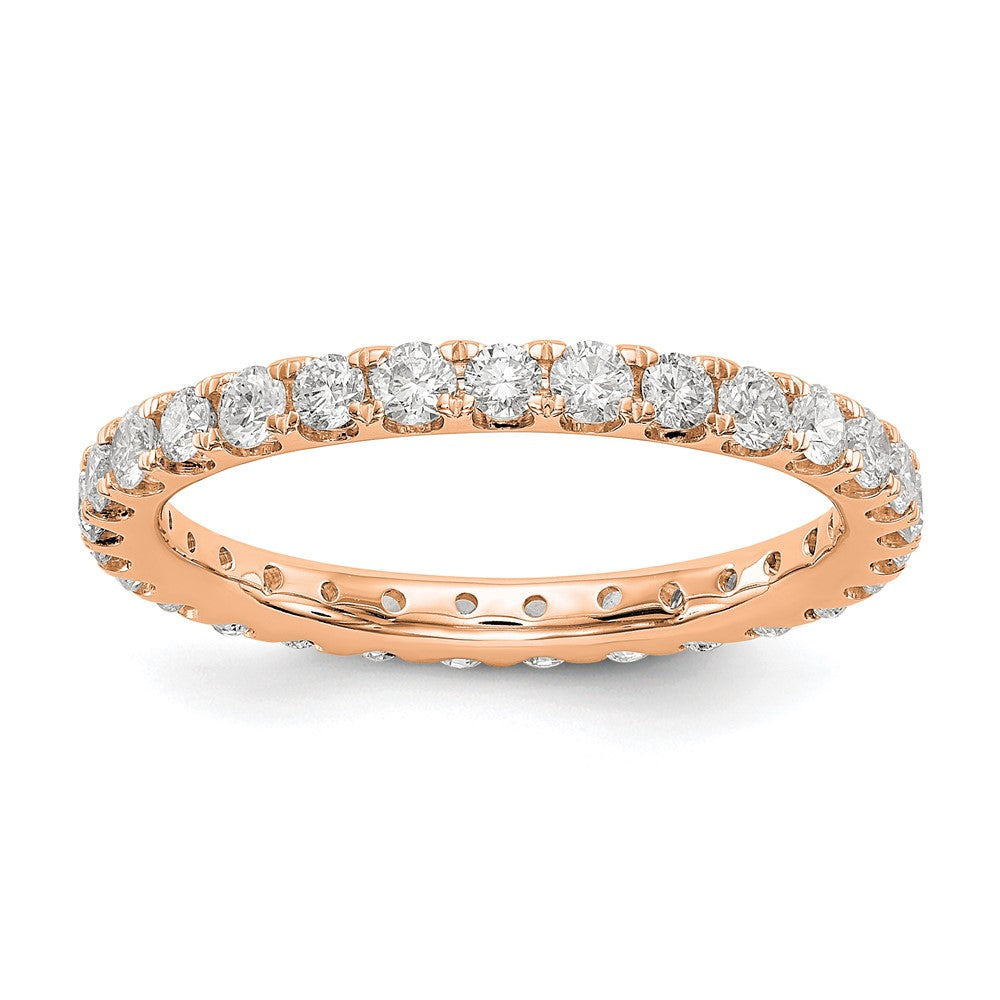 14kr 1ct Lab Grown Diamond VS/SI+ G+ Comp Size 7 Eternity Band