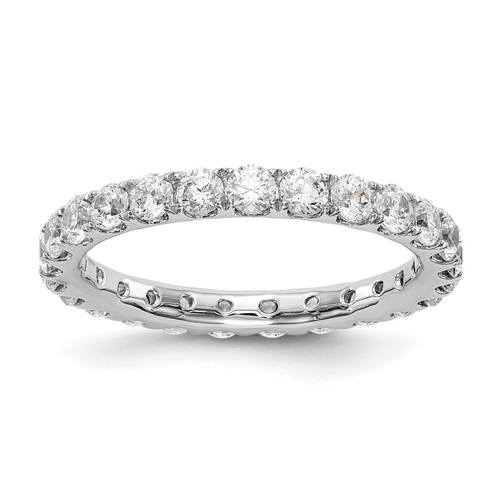 14kw 1 1/2ct Lab Grown Diamond VS/SI+ G+ Comp Size 5 Eternity Band