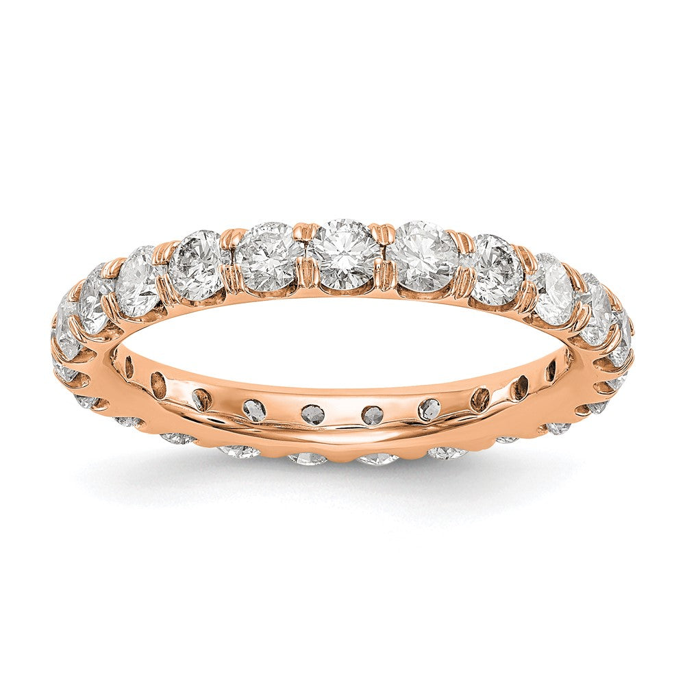 14kr 2ct Lab Grown Diamond VS/SI+ G+ Comp Size 4 Eternity Band