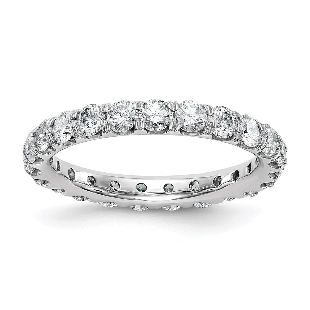 14kw 2ct Lab Grown Diamond VS/SI+ G+ Comp Size 7.5 Eternity Band