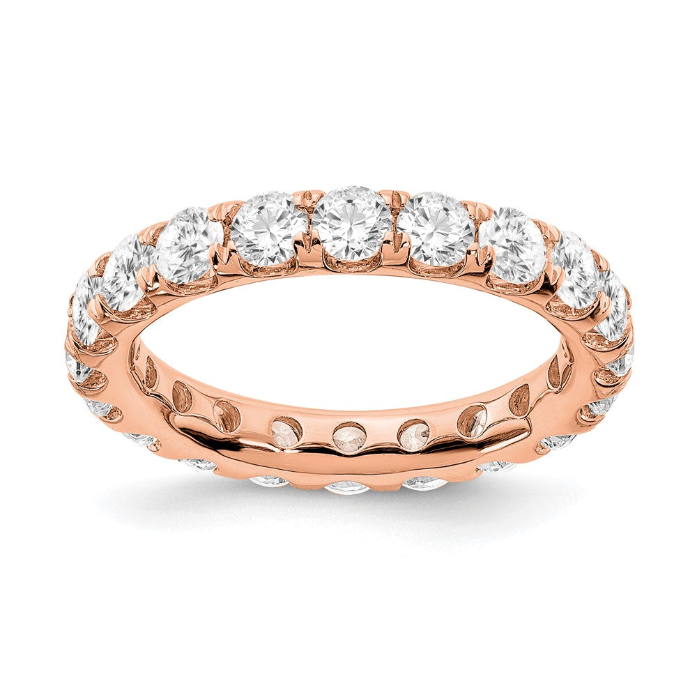 14kr 3ct Lab Grown Diamond VS/SI+ G+ Comp Size 6 Eternity Band