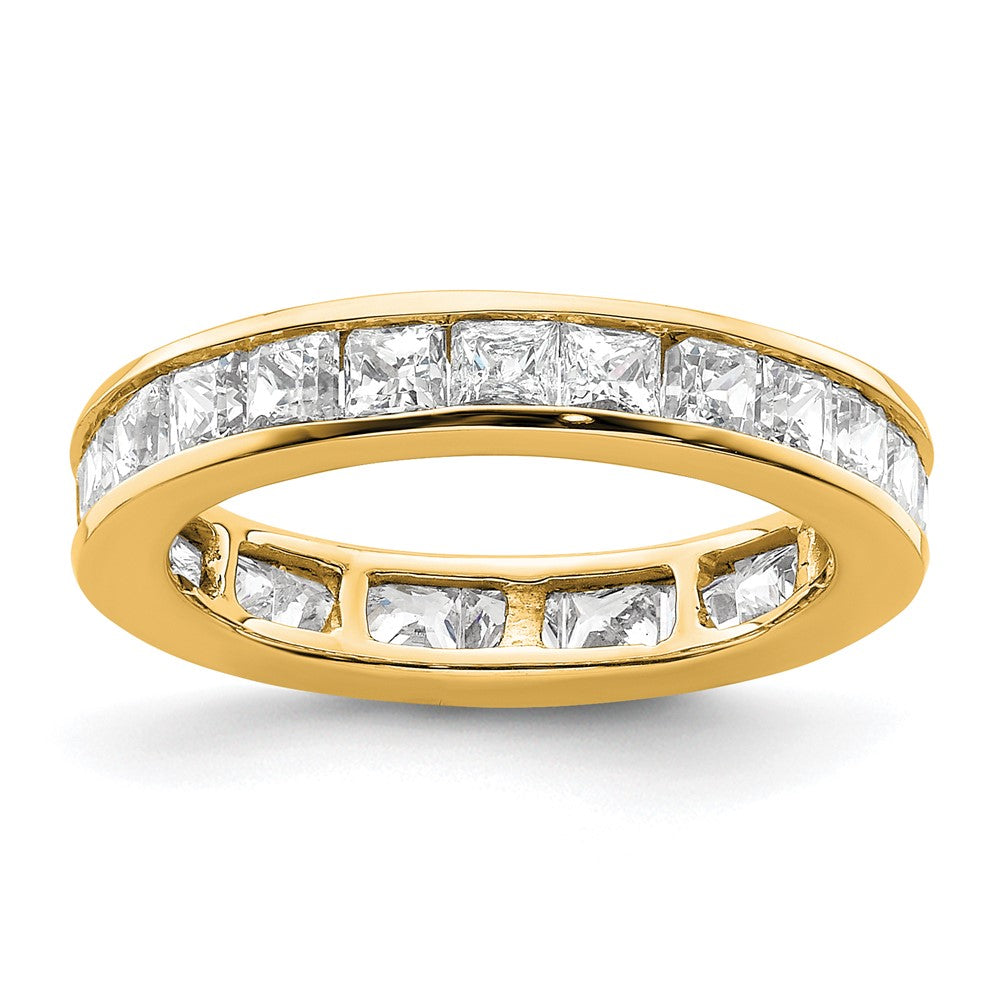14k 2ct Lab Grown Diamond VS+ F+ Princess Comp Eternity Band