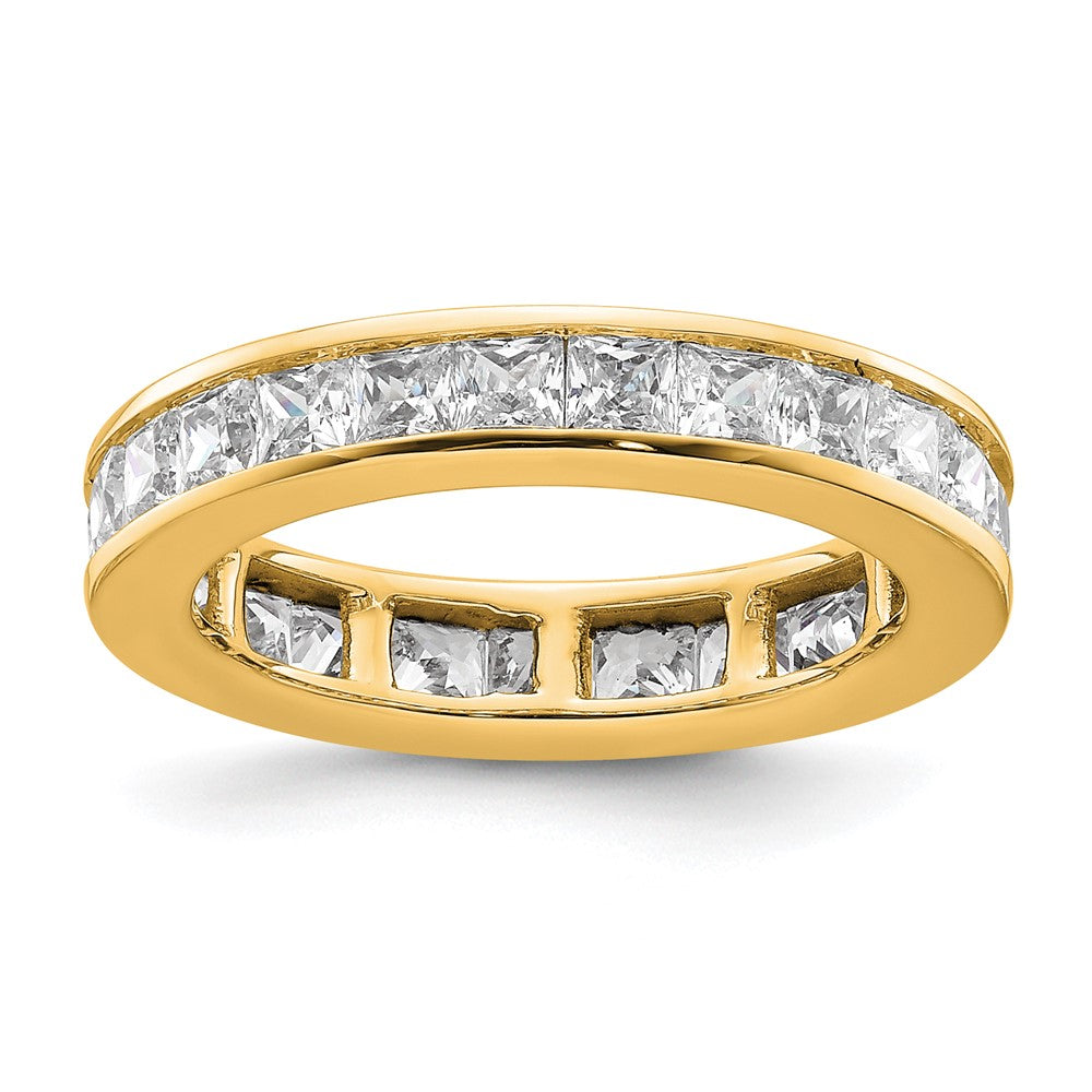 14k 2ct Lab Grown Diamond VS+ F+ Princess Comp Eternity Band
