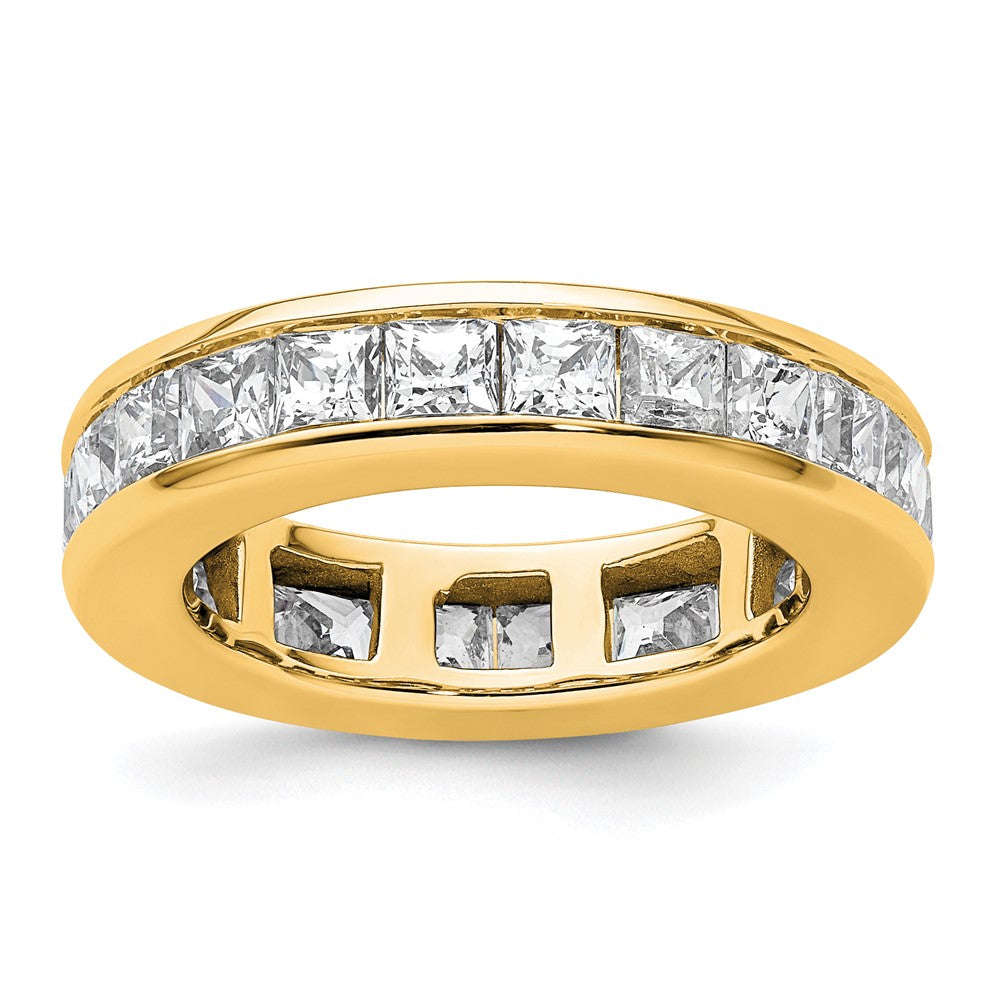 14k 3ct Lab Grown Diamond VS+ F+ Princess Comp Eternity Band