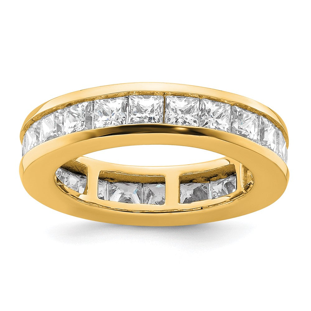 14k 3ct Lab Grown Diamond VS+ F+ Princess Comp Eternity Band