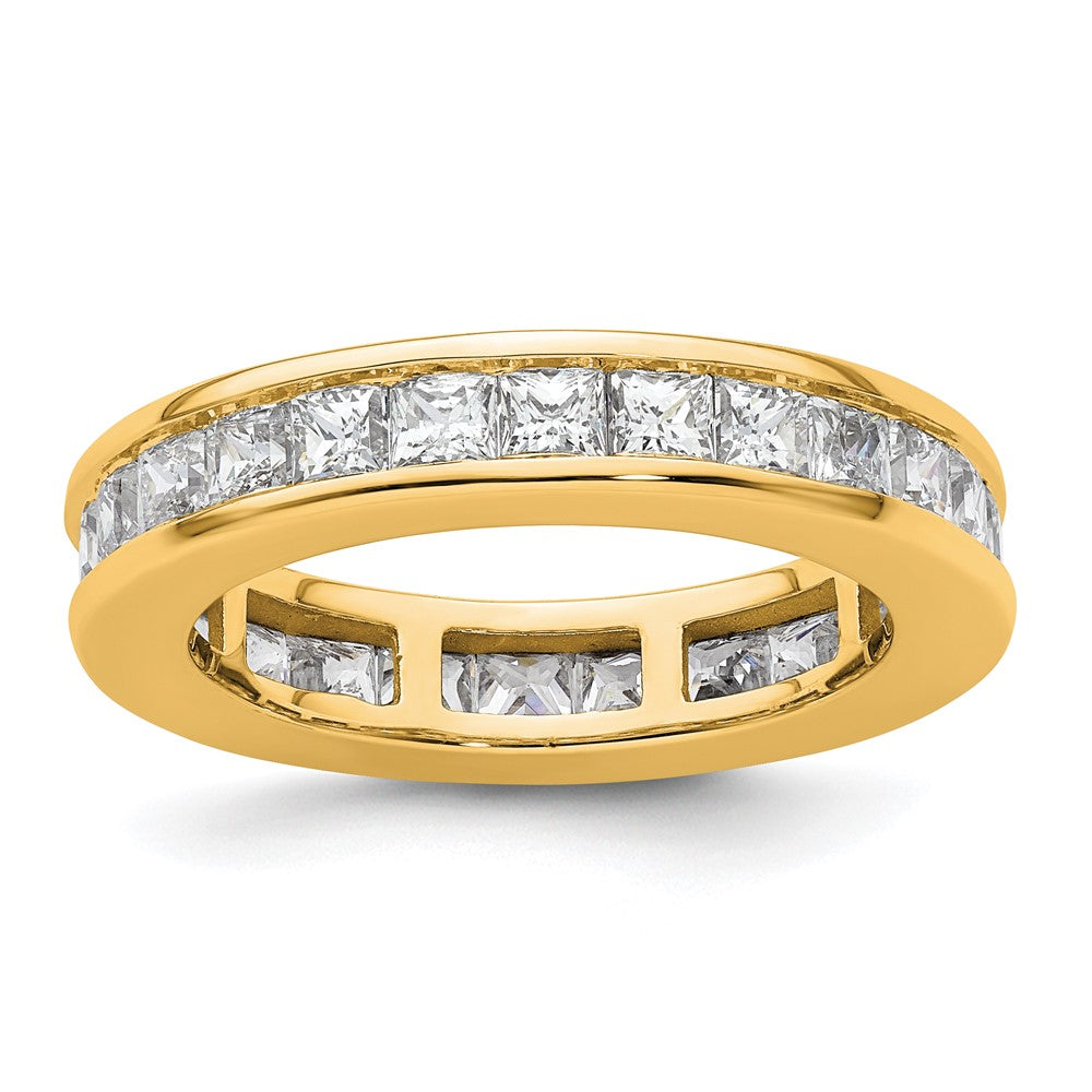14k 3ct Lab Grown Diamond VS+ F+ Princess Comp Eternity Band